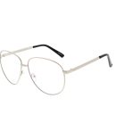 4452CLR Unisex Metal Round Frame w/ Clear Lens
