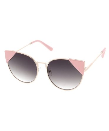 4546 Women’s Metal Large Cat Eye Wingtip Frame