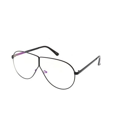 4618CLR Unisex Metal Standard Aviator w/ Clear Lens