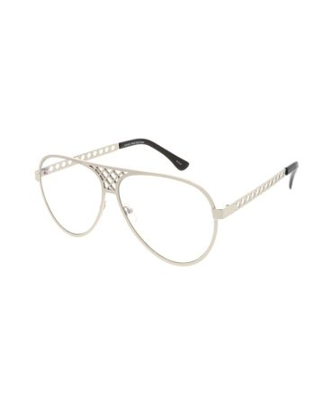 4620CLR Unisex Metal Standard Aviator w/ Clear Lens