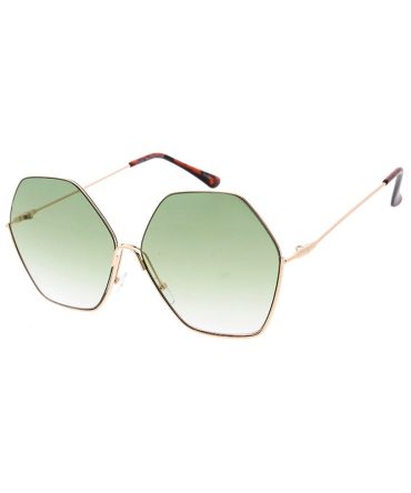 4906 Women’s Metal Large Hexagonal Vintage Inspired Frame