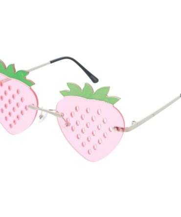 5218 Unisex Metal Medium Strawberry Rimless Novelty Frame