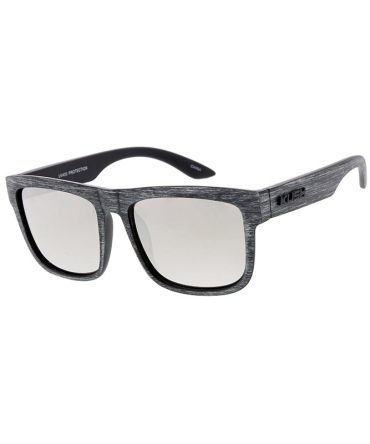 7739KSH/RV KUSH Plastic Large Flat Top Rectangular Woodgrain Textured Frame w/ Color Mirror Lens