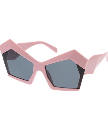 80268 Women’s Plastic Medium Geometrical Designer Inspired Frame