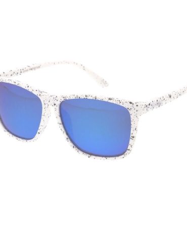 80394KSH/RV KUSH Plastic Large Speckle Printed Thin Frame w/ Color Mirror Lens