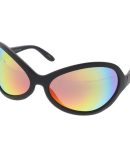 80548 Unisex Plastic Oversized Y2K Inspired Shield Frame
