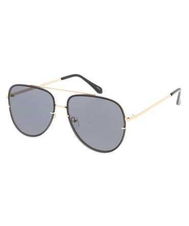 4772 Women’s Metal Large Rimless Aviator