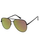 4832COL Women’s Metal Small Rectangular Cat Eye Frame w/ Color Lens