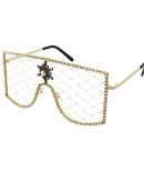 5277 Unisex Metal Small Futuristic Shield Frame