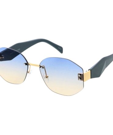 5269 Unisex Metal Medium Rimless Oval Frame