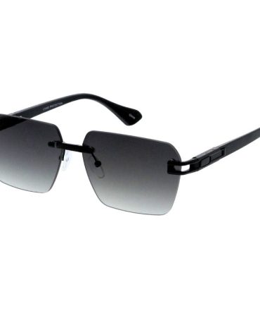 5291 Unisex Metal Medium Heptagonal Rimless Frame
