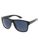 6306KSH/RV KUSH Plastic Crystal Smoke Frame w/ Color Mirror Lens