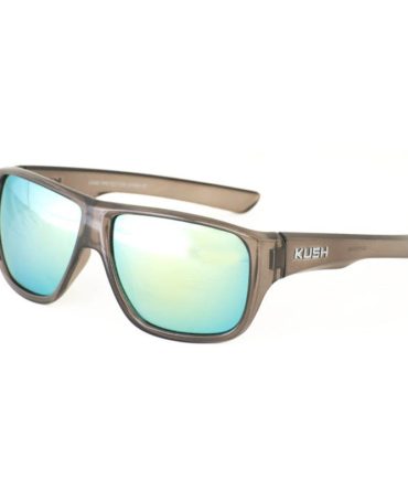 6317KSH/RV KUSH Plastic Crystal Smoke Frame w/ Color Mirror Lens