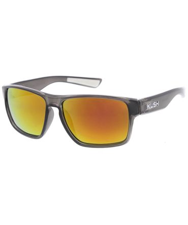 6326KSH/RV KUSH Plastic Crystal Smoke Frame w/ Color Mirror Lens