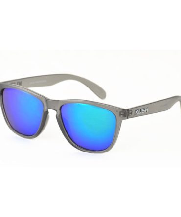 6329KSH/RV KUSH Plastic Crystal Smoke Frame w/ Color Mirror Lens