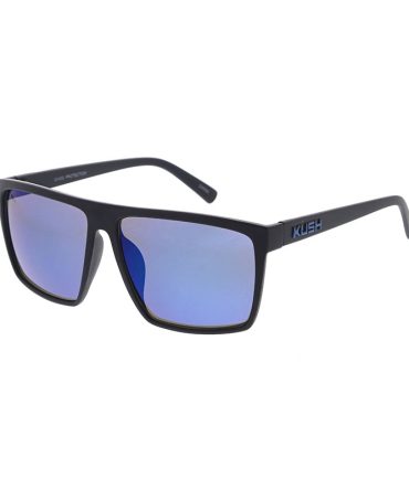 6477KSH/RV KUSH Plastic Medium Rectangular Flat Top Frame w/ Color Mirror Lens
