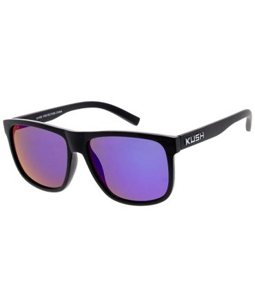 7687KSH/RV KUSH Plastic Medium Rectangular Frame w/ Color Mirror Lens