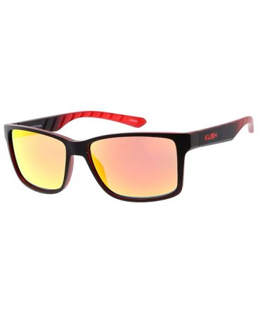 7770KSH/RV KUSH Plastic Medium Rectangular Frame w/ Color Mirror Lens