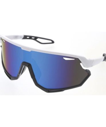 80380ME/RV Men’s Plastic Sport Large Shield Frame w/ Color Mirror Lens
