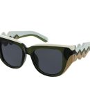 80548 Unisex Plastic Oversized Y2K Inspired Shield Frame