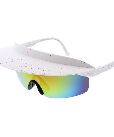 80624RV Unisex Plastic Large Retro Sport Visor Frame