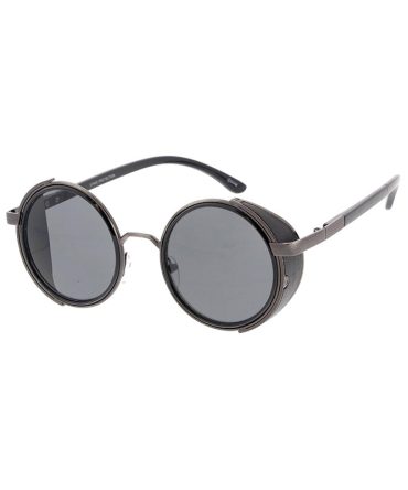 3542 Unisex Metal Medium Round Side Cover Steampunk Frame