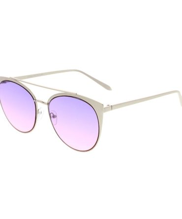 4338COL Women’s Metal Cat-Eye Aviator Frame w/ Color Lens
