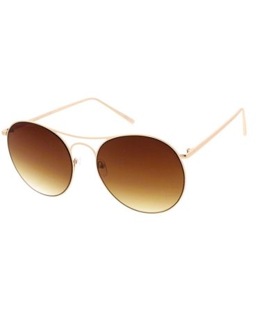 4339 Women’s Thin Metal Large Round Aviator Frame