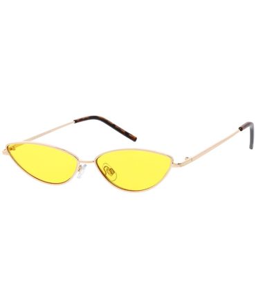 4861COL Women’s Metal Small Thin Cat Eye Frame w/ Color Lens