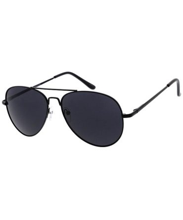 4940MH Unisex Metal Standard Aviator Assorted Color Frame w/ Dark Smoke Lens