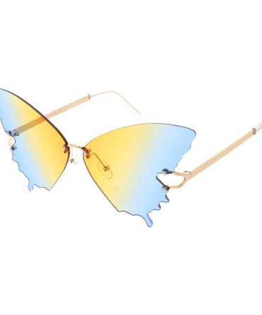 5189 Women’s Metal Large Frame w/ Butterfly Shaped Lens