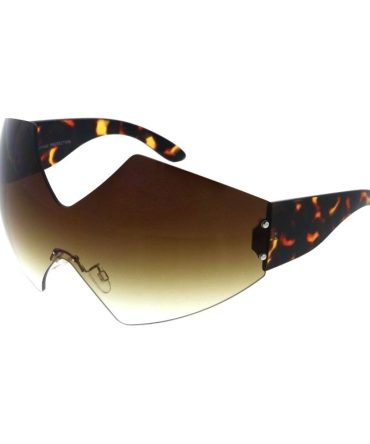 5279 Unisex Plastic Large Y2K Inspired Shield Frame