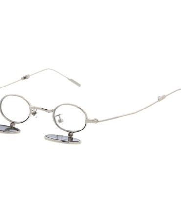 5281 Unisex Metal Miniature Round Frame w/ Foldable arms & Flip Down Lens ( For Adults )