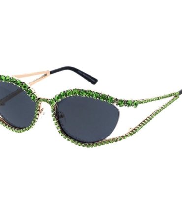 5311RH Women’s Large Cat Eye Vintage Inspired Rhinestone Encrusted Frame
