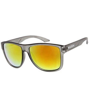 6306KSH/RV KUSH Plastic Crystal Smoke Frame w/ Color Mirror Lens