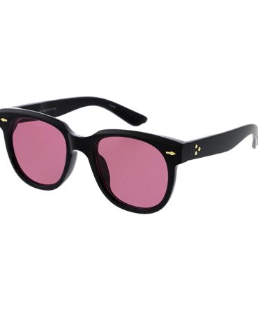 80285 Unisex Plastic Medium Rounded Square Hipster Frame w/ Metal Details