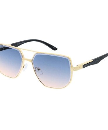 5272 Unisex Metal Medium Aviator Frame w/ Woodgrain Print Temples