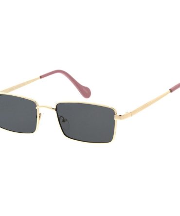 5324 Unisex Metal Small Vintage Inspired Rectangle Frame