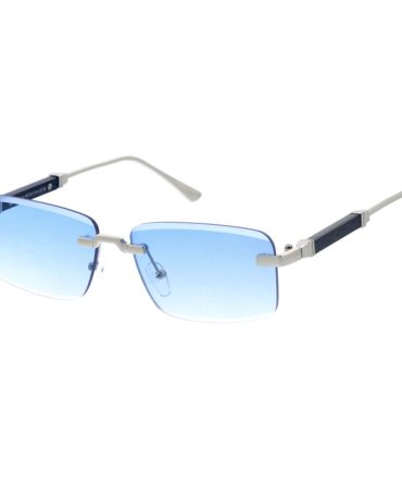 5333 Unisex Metal Medium Vintage Inspired Rectangle Frame w/ Diamond Cut Lens