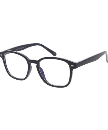 7977BLF/CLR Unisex Plastic Medium Classic Frame  w/ Blue Light Filtering Clear Lens Computer Glasses