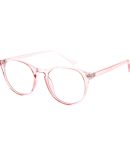 80041CRY Women’s Plastic Medium Rectangular Crystal Color Retro ’90s Frame