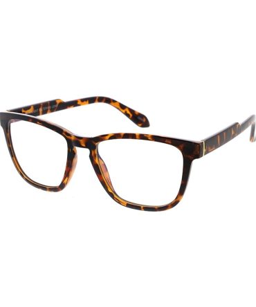 80027BLF/CLR Unisex Plastic Medium Classic Blue Light Filtering Computer Glasses