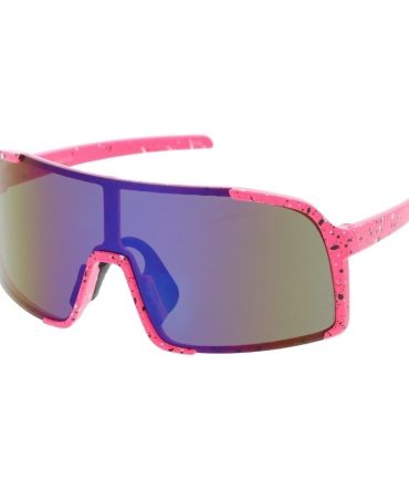 80381ME/RV Men’s Plastic Sport Large Shield Frame w/ Color Mirror Lens
