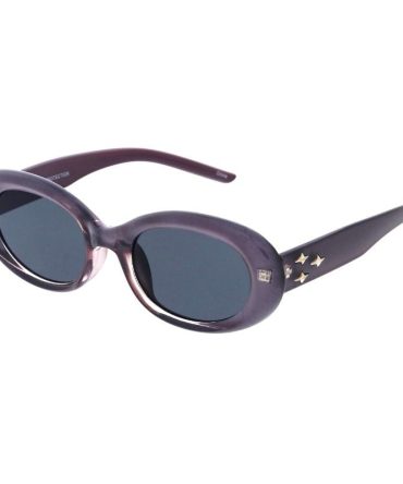 80580 Unisex Plastic Medium Oblong Frame w/ Metal Accent on Temple