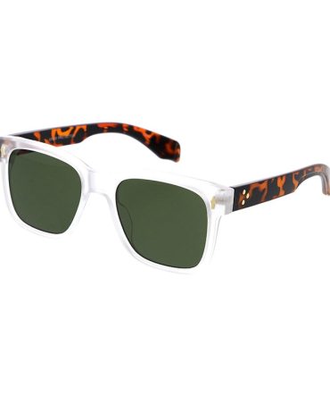 80282 Unisex Plastic Medium Square Hipster Frame w/ Metal Details