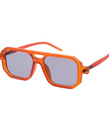 80344  Unisex Medium Plastic Aviator Geometrical Frame