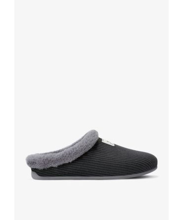 Mercredy Slipper Cord Black