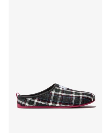 Mercredy Slipper Tartan Grey