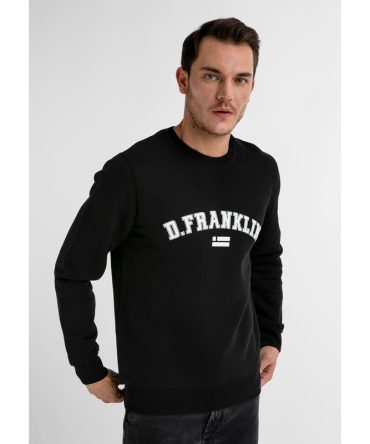 Varsity Sweatshirt Black / White