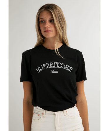 Varsity T-Shirt Black / White